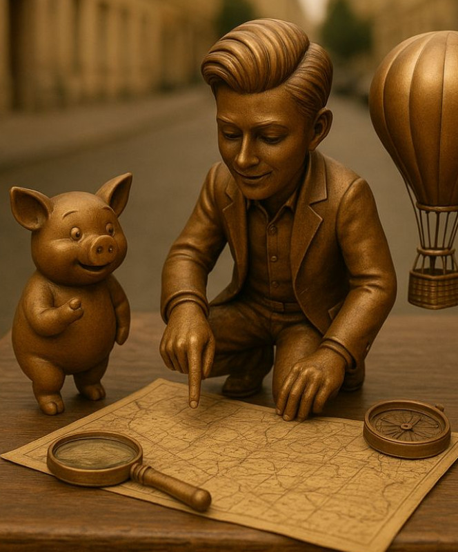 Miniszobrok Budapesten